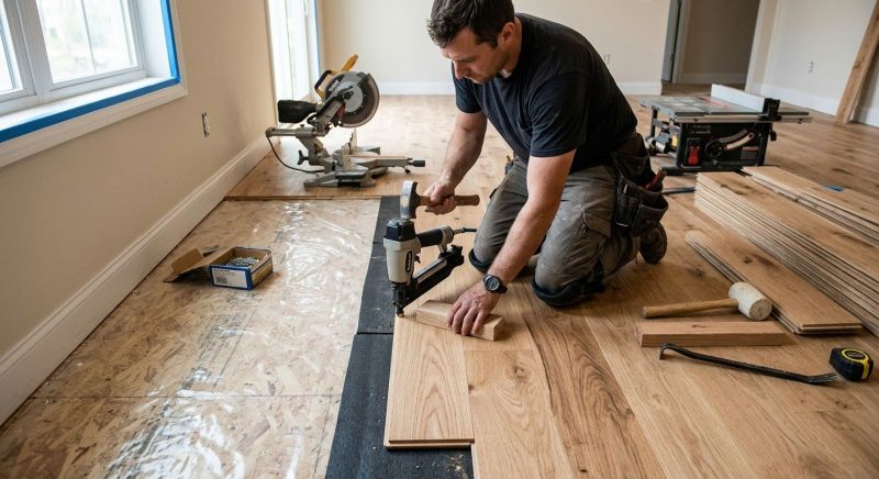 Hardwood Floor Installation