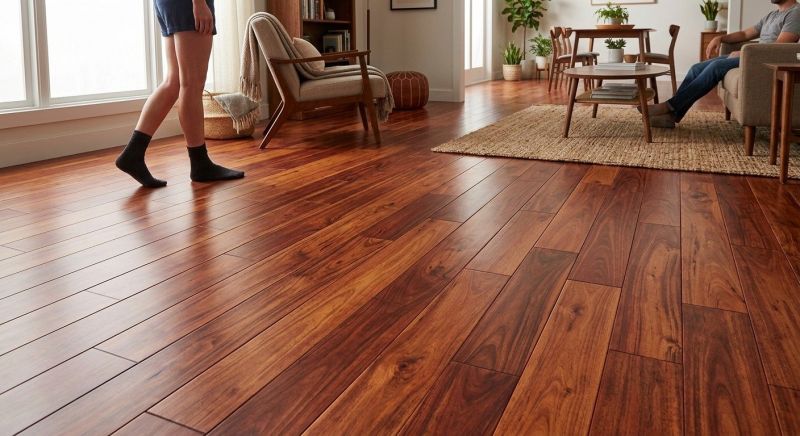 Cherry Floor Installation in Hudson, FL