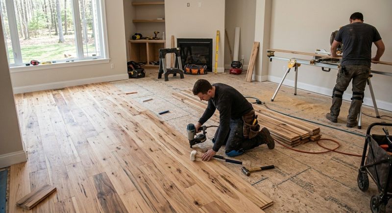 Hickory Floor Installation in Spring Hill, FL
