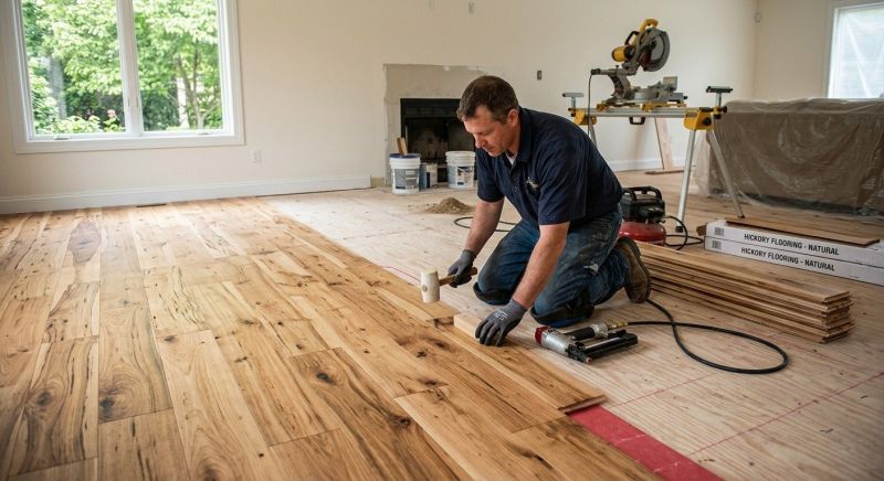 Hickory Floor Installation in Spring Hill, FL