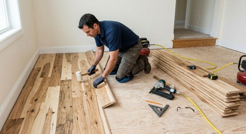 Hickory Floor Installation in Spring Hill, FL