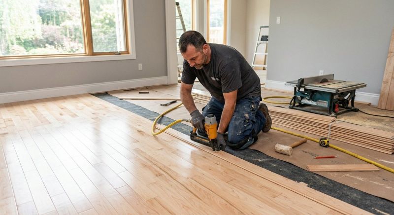 Maple Flooring Installation in Brooksville, FL