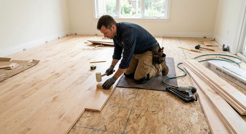 Maple Flooring Installation in Land O Lakes, FL