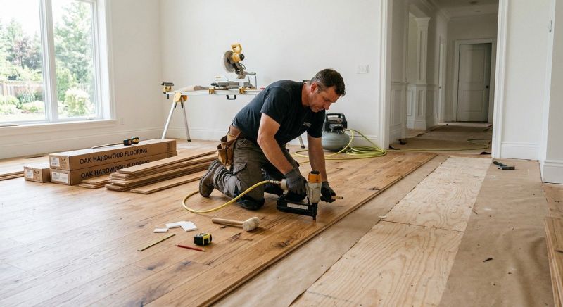 Oak Floor Installation in Webster, FL