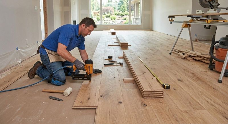 Wide Plank Floor Installation in Spring Hill, FL