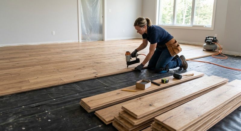 Wide Plank Floor Installation in Spring Hill, FL